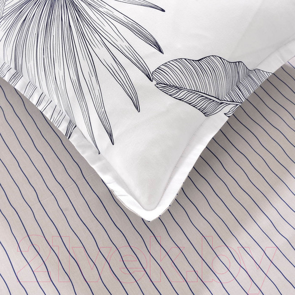 Изображение товара Комплект постельного белья Sofi de Marko Агнес 2х / 2х-5554 (серый)