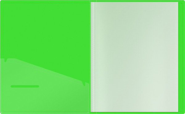 Изображение товара Папка для бумаг Berlingo Neon / DB4_20392 (зеленый)