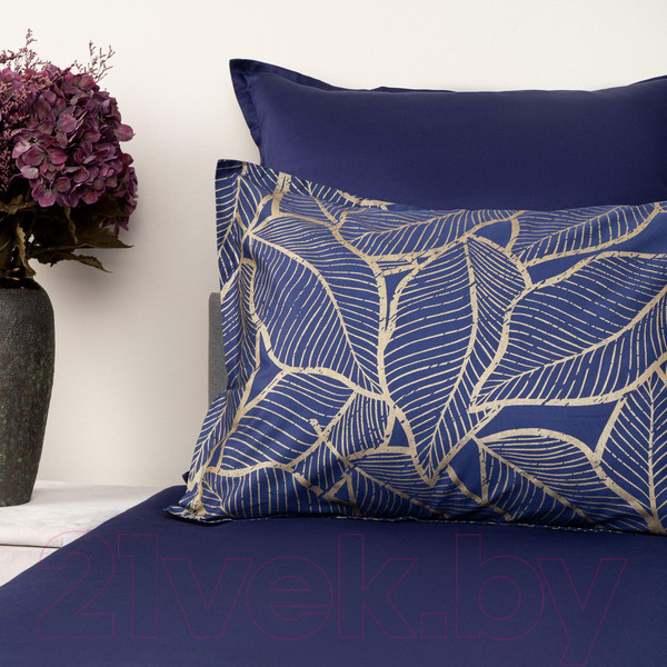 Изображение товара Комплект постельного белья Sofi de Marko Беверли Евро Макси 2н / Евро-МК-06Бв (синий)