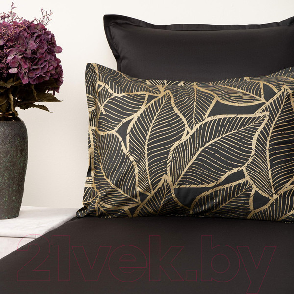 Изображение товара Комплект постельного белья Sofi de Marko Беверли Евро Макси 2н / Евро-МК-07Бв (черный)