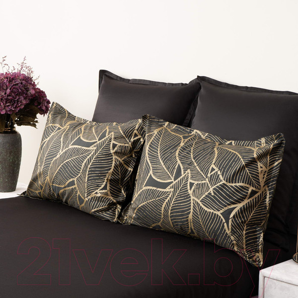 Изображение товара Комплект постельного белья Sofi de Marko Беверли Евро Макси 2н / Евро-МК-07Бв (черный)