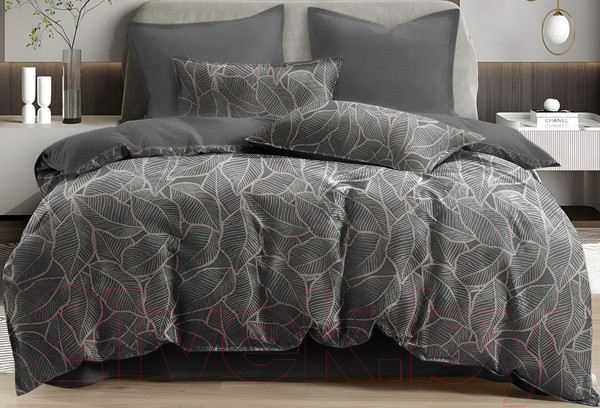 Изображение товара Комплект постельного белья Sofi de Marko Беверли 1.6 / 1.6-08Бв (антрацит)