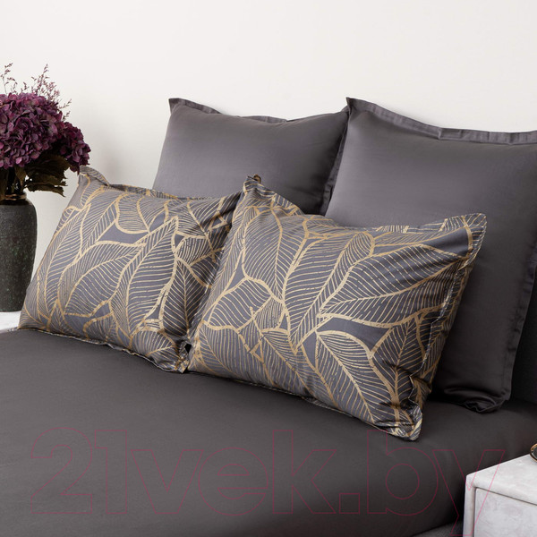 Изображение товара Комплект постельного белья Sofi de Marko Беверли 1.6 / 1.6-08Бв (антрацит)