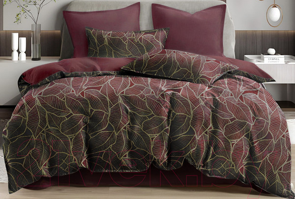 Изображение товара Комплект постельного белья Sofi de Marko Беверли 1.6 / 1.6-05Бв (бордо)