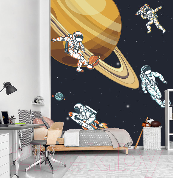 Изображение товара Фотообои листовые Vimala Космонавты (270x200)