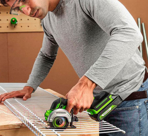 Изображение товара Угловая шлифовальная машина Greenworks GD24UCS (без АКБ и ЗУ)