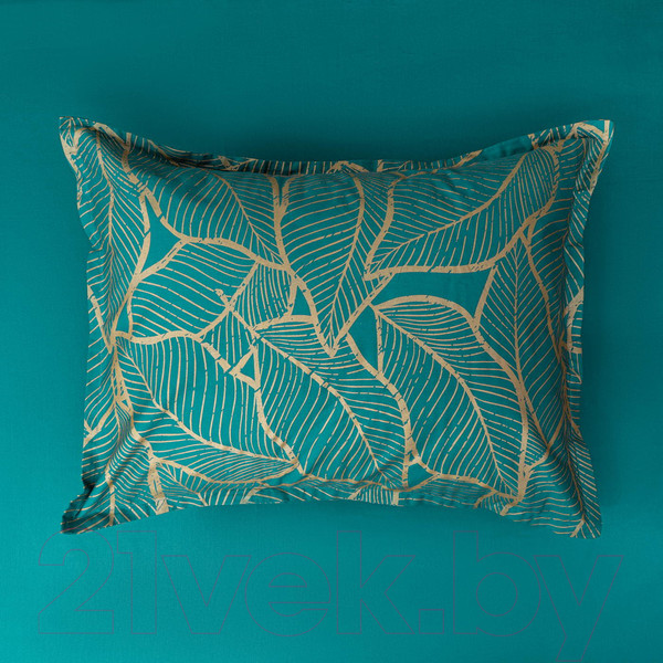 Изображение товара Комплект постельного белья Sofi de Marko Беверли Евро 4н / Евро-04Бв (морская волна)