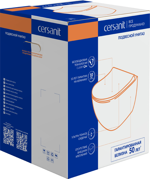 Изображение товара Унитаз подвесной Cersanit City Smart / 64822