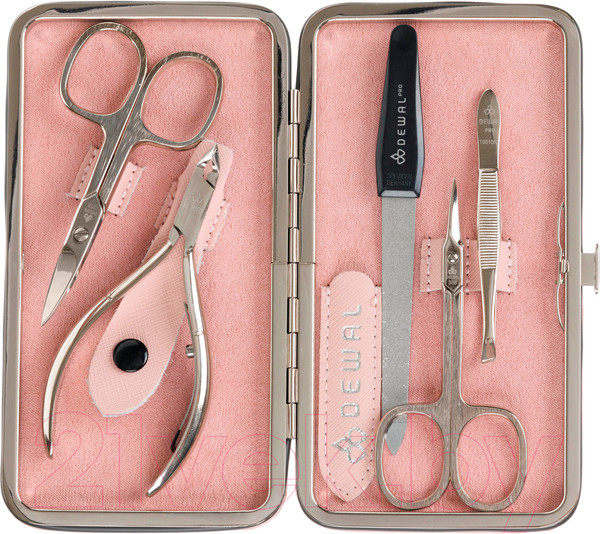 Изображение товара Набор для маникюра Dewal 903PEACH