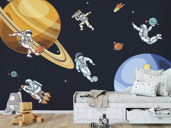 Изображение товара Фотообои листовые Vimala Космонавты (270x400)