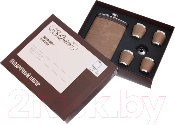 Изображение товара Фляга S.Quire FLS009  (коричневый)