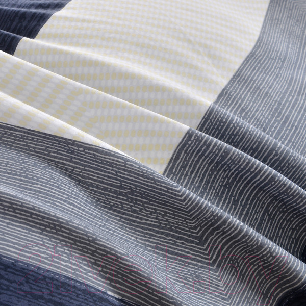 Изображение товара Комплект постельного белья Sofi de Marko Девис Евро 4н / Евро-5676 (синий)