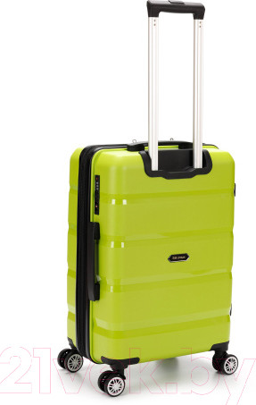Изображение товара Чемодан на колесах Torber В Отпуск / T1902M-Green (салатовый)