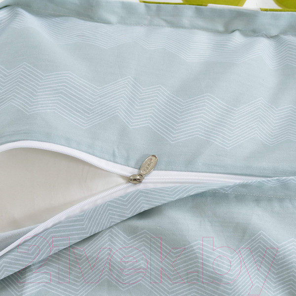 Изображение товара Комплект постельного белья Sofi de Marko Локи Евро 4н / Евро-5658 (зеленый)