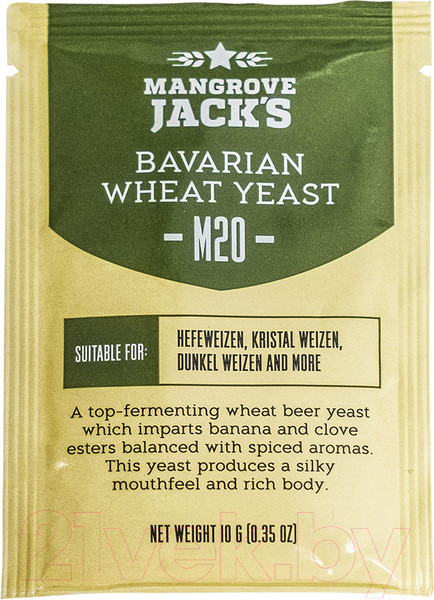 Изображение товара Дрожжи Mangrove Jack’s Bavarian Wheat M20 (10г)