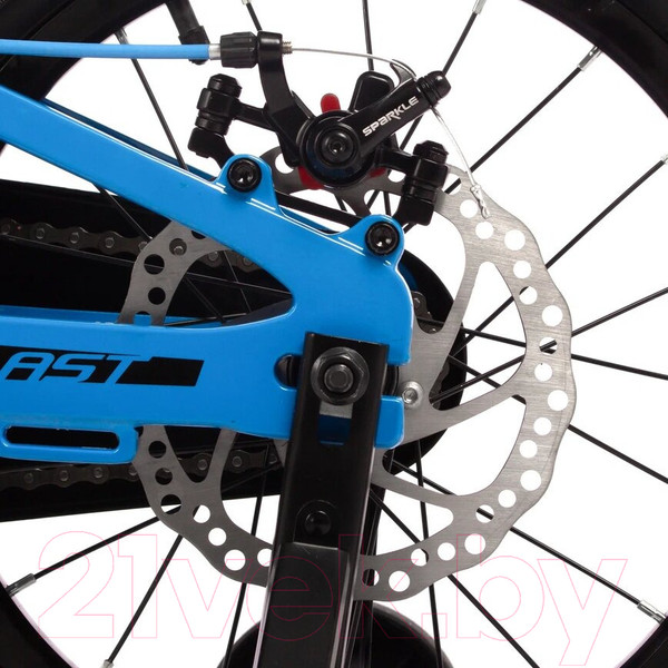 Изображение товара Детский велосипед Novatrack Blast 16 165MBLASTD.BL4 (синий)