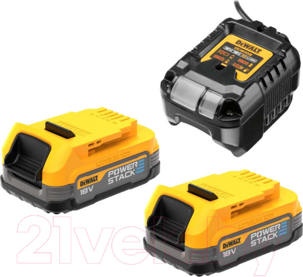 Изображение товара Набор аккумуляторов для электроинструмента DeWalt DCB1102E2