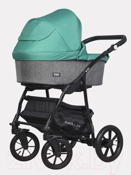 Изображение товара Детская универсальная коляска Riko Basic Bella 3 в 1 (03/серый-малахит)