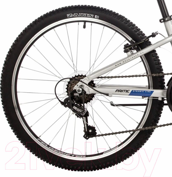 Изображение товара Велосипед Novatrack Prime 24 24AHV.PRIME.11SL4 (11, серебристый)
