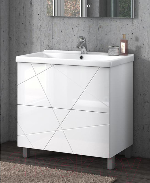 Изображение товара Тумба под умывальник Vigo Holly 600-0-2 / tn.HOL.FOS.60.2Y (напольная)