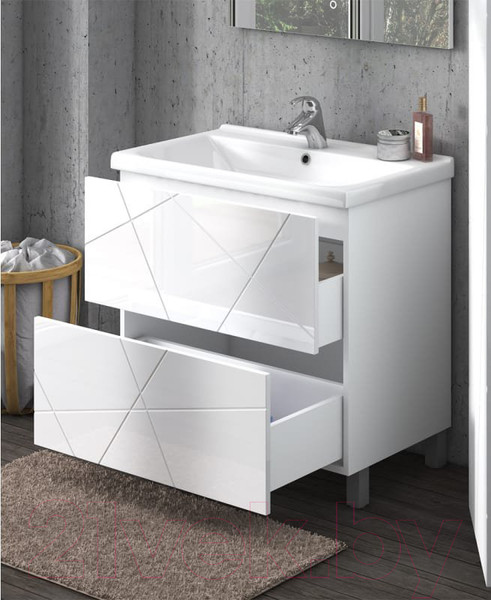 Изображение товара Тумба под умывальник Vigo Holly 600-0-2 / tn.HOL.FOS.60.2Y (напольная)