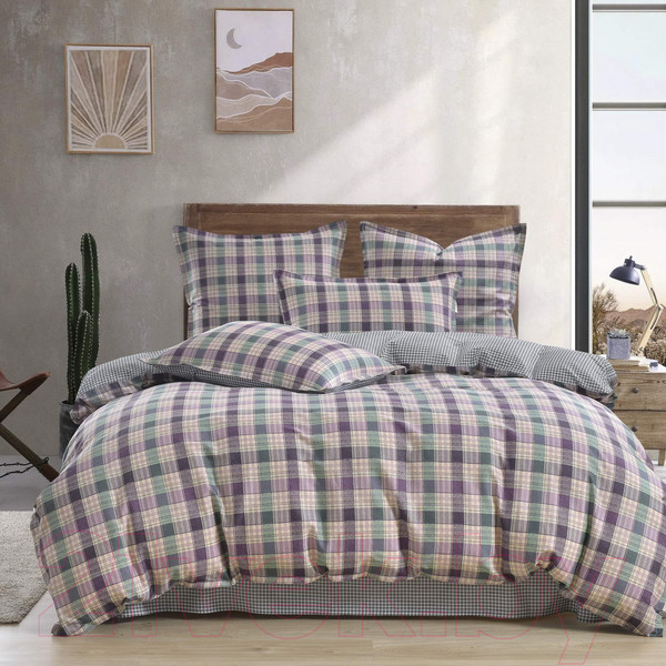 Изображение товара Комплект постельного белья Sofi de Marko Рокки 7Е / 7Е-5655 (фиолетовый)