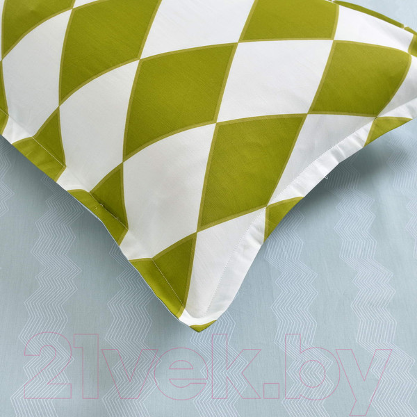 Изображение товара Комплект постельного белья Sofi de Marko Локи 7Е / 7Е-5658 (зеленый)