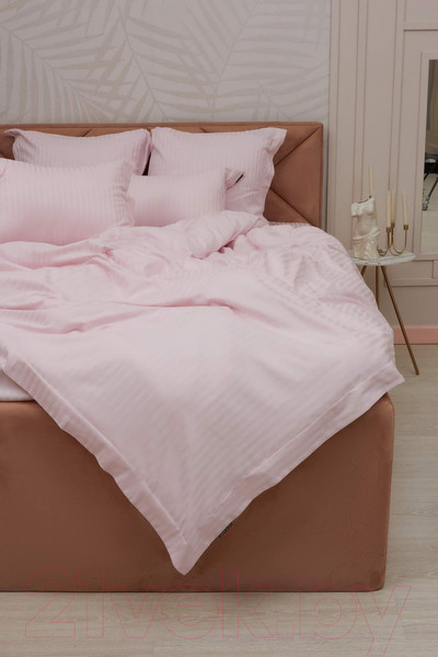 Изображение товара Комплект постельного белья Sofi de Marko Моне Евро 4н / Евро-СС-М-09 (пудра)