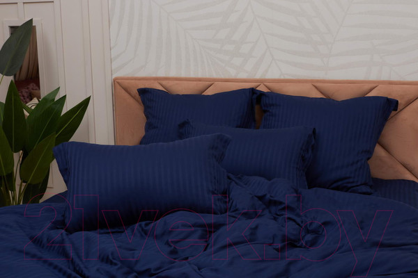 Изображение товара Комплект постельного белья Sofi de Marko Моне Евро 4н / Евро-СС-М-16 (синий)