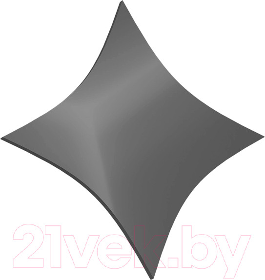 Изображение товара Зеркальная стеновая панель MirrorWall Ромб 1.0 (черный)