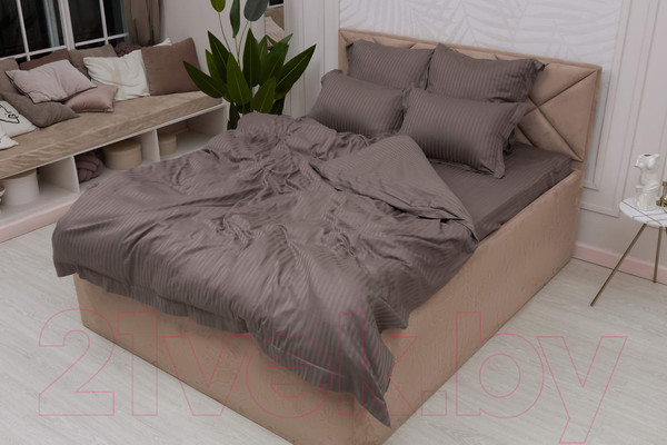 Изображение товара Комплект постельного белья Sofi de Marko Моне 7Е / Сем-СС-М-13 (кофе)