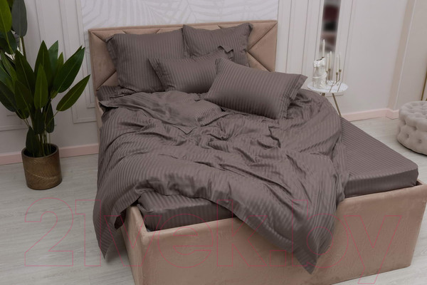 Изображение товара Комплект постельного белья Sofi de Marko Моне 7Е / Сем-СС-М-13 (кофе)