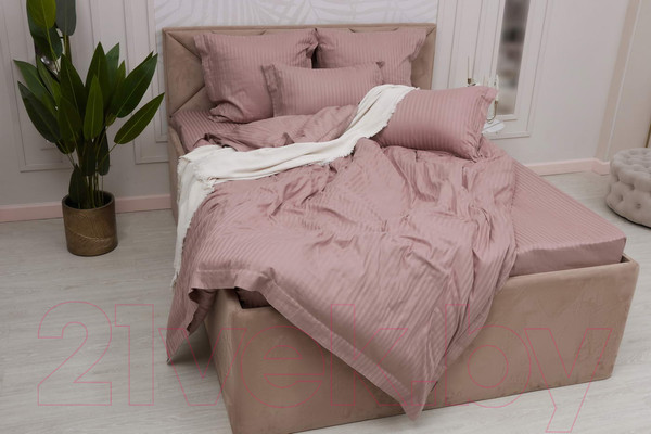 Изображение товара Комплект постельного белья Sofi de Marko Моне 7Е / Сем-СС-М-08 (чайная роза)