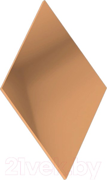 Изображение товара Зеркальная стеновая панель MirrorWall Ромб 2.0 (бронзовый)