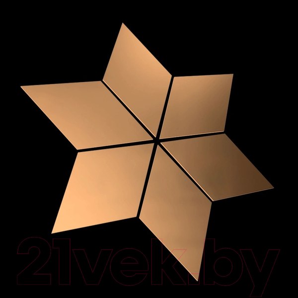 Изображение товара Зеркальная стеновая панель MirrorWall Ромб 2.0 (бронзовый)