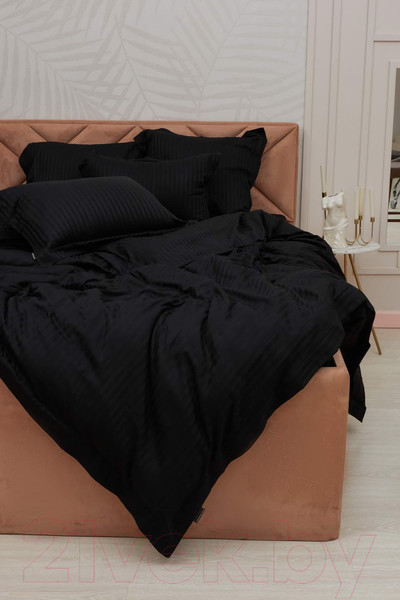 Изображение товара Комплект постельного белья Sofi de Marko Моне 7Е / Сем-СС-М-17 (черный)