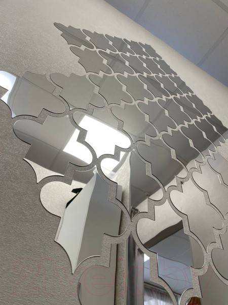 Изображение товара Зеркальная стеновая панель MirrorWall Стамбул мини (серебристый)