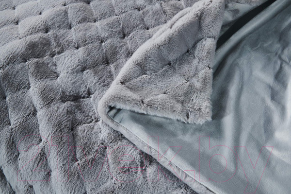 Изображение товара Плед Sofi de Marko Бернард 220х240 / Пл-Б5С-220х240 (светло-серый)