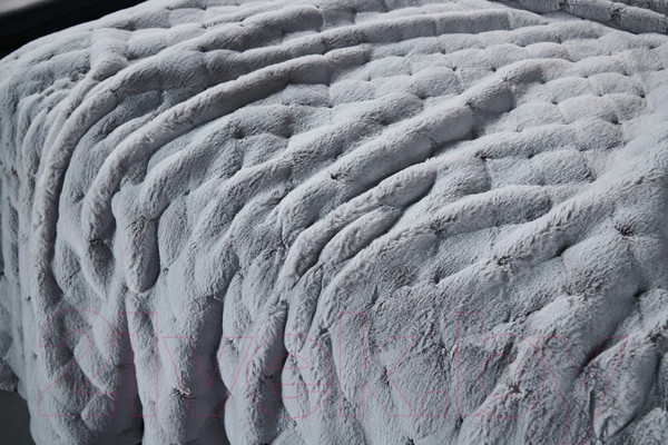 Изображение товара Плед Sofi de Marko Бернард 220х240 / Пл-Б5С-220х240 (светло-серый)