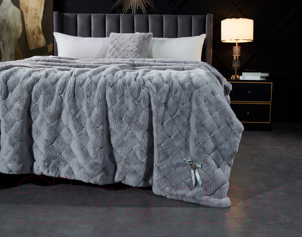 Изображение товара Плед Sofi de Marko Бернард 220х240 / Пл-Б5С-220х240 (светло-серый)