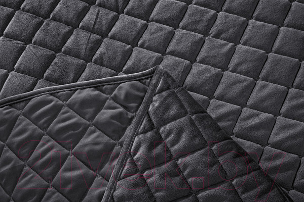 Изображение товара Набор текстиля для спальни Sofi de Marko Натаниэль 240х260 / Пок-Нт-240х260ан (антрацит)