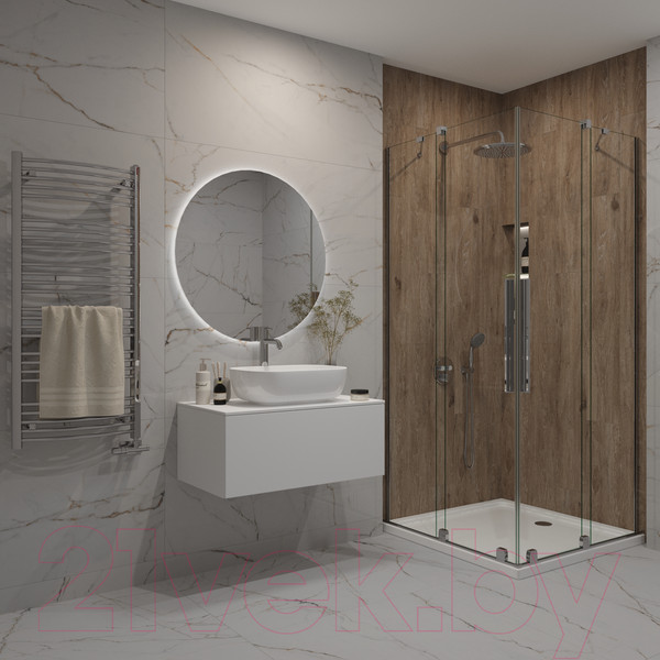 Изображение товара Тумба под умывальник ЗОВ Кито K70LW0MWMC-LDSPW (белый матовый)