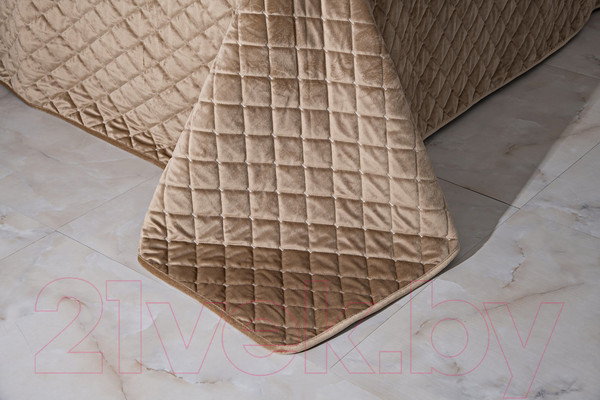 Изображение товара Набор текстиля для спальни Sofi de Marko Натаниэль 240х260 / Пок-Нт-240х260б (бежевый)