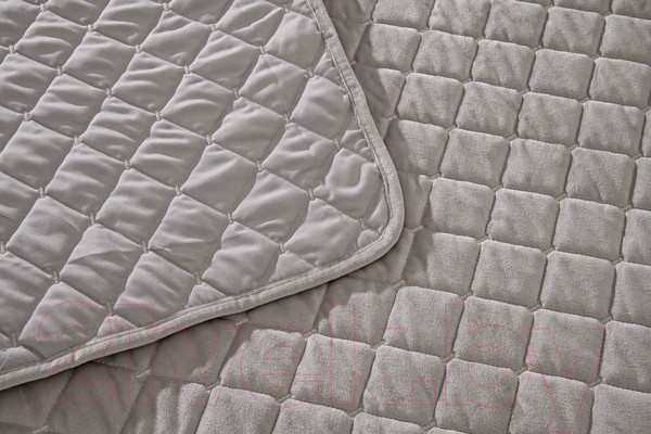 Изображение товара Набор текстиля для спальни Sofi de Marko Натаниэль 240х260 / Пок-Нт-240х260сс (светло-серый)