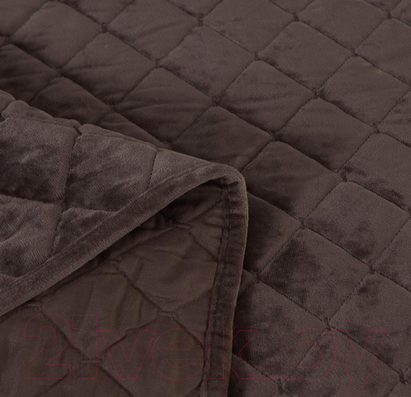 Изображение товара Набор текстиля для спальни Sofi de Marko Натаниэль 240х260 / Пок-Нт-240х260ш (шоколад)