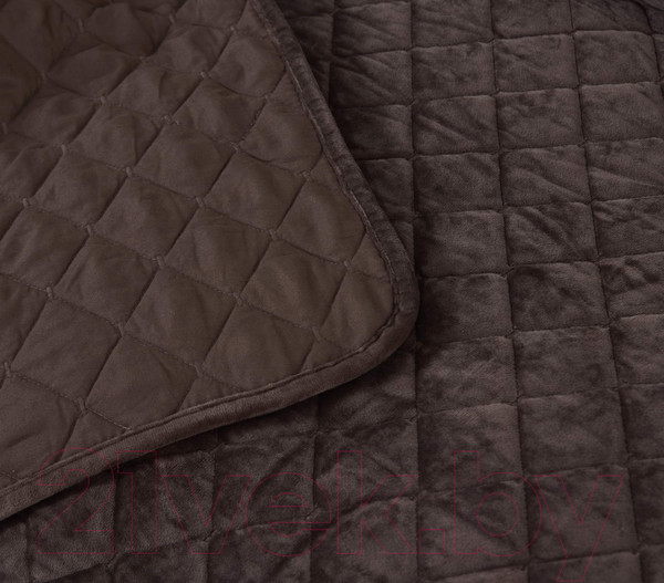 Изображение товара Набор текстиля для спальни Sofi de Marko Натаниэль 240х260 / Пок-Нт-240х260ш (шоколад)