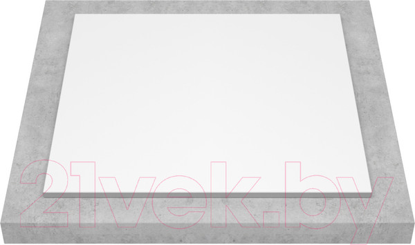 Изображение товара Тумба под умывальник ЗОВ Кито 40 / K40LW0MRMC-LDSPWС0 (белый/тростник)