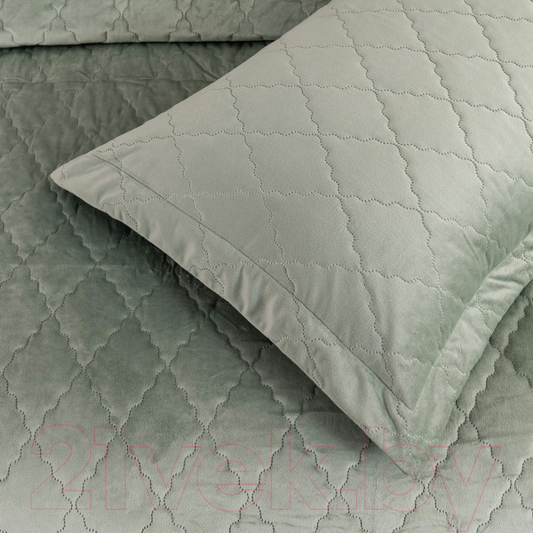 Изображение товара Набор текстиля для спальни Sofi de Marko Деметра 240х260 / Пок-5303зл-240х260 (зеленый)