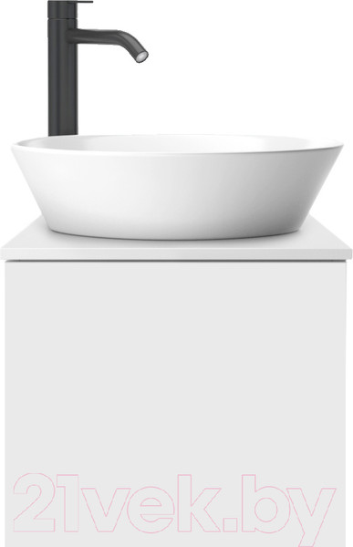 Изображение товара Тумба под умывальник ЗОВ Кито 50 / K50LW0MWMC-LDSPWС0 (белый матовый)