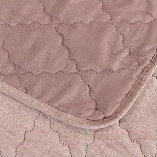 Изображение товара Набор текстиля для спальни Sofi de Marko Деметра 240х260 / Пок-5303Пр-240х260 (пепел роза)